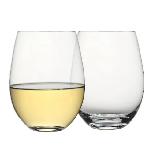 Classic Set of 12 Stemless Wine Glasses